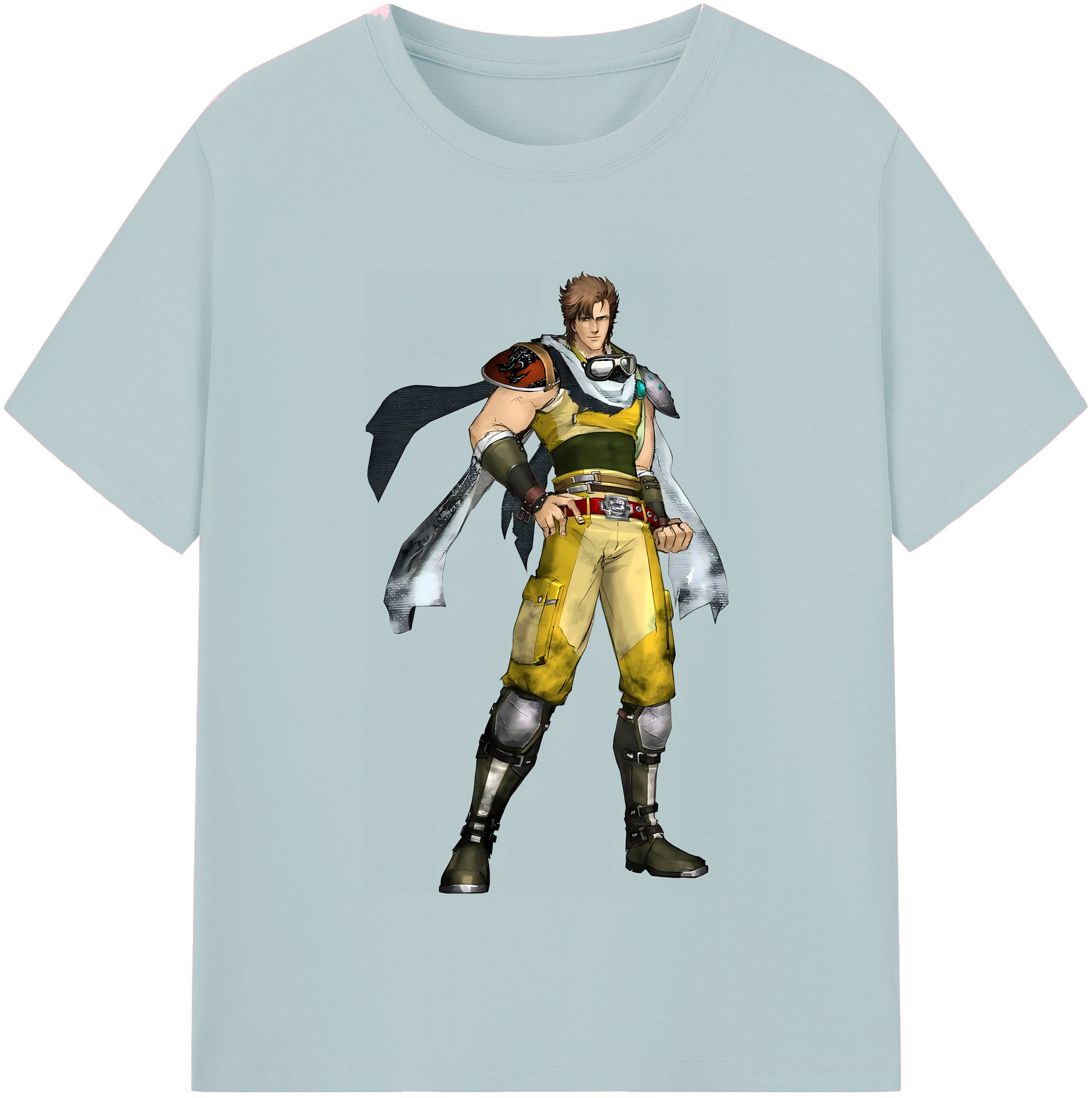 （画像用） 北斗の拳 Fist of the North Star 綿100％半袖Tシャツ（フロントプリント）
